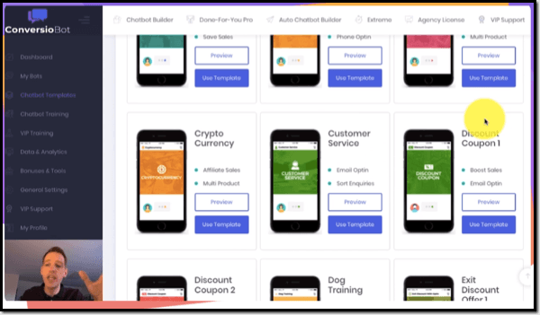 Conversiobot Templates
