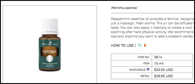 Young Living Peppermint Oil