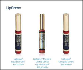 The famous LipSense