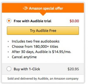 You can try Amazon Audible for free