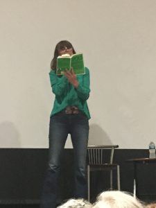 Jen Sincero reading from her book