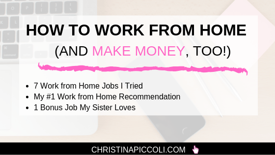 How to Work from Home and Make Money