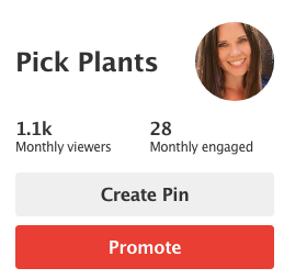 Pick Plant Pinterest Account