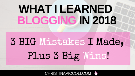 What I Leaned Blogging in 2018