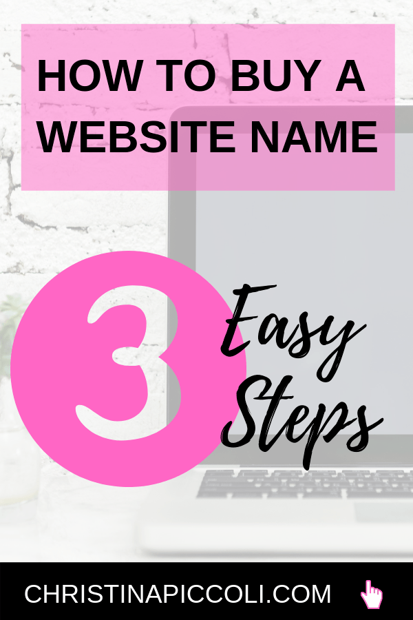 How to buy a website name