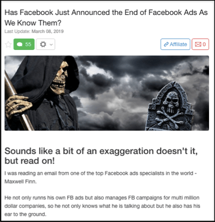 Facebook Ads going away?