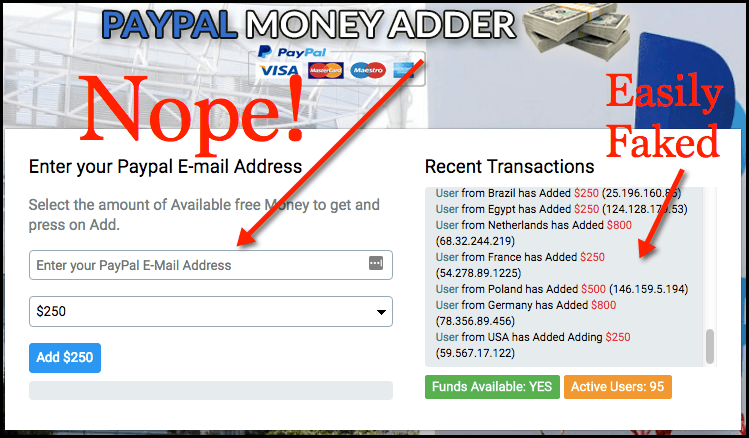Paypal Scam - You're going to pay with your information