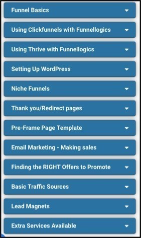funnellogics-review-member Funnellogics review - menu in member's area