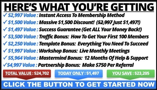 Membership Method Review - Bonuses