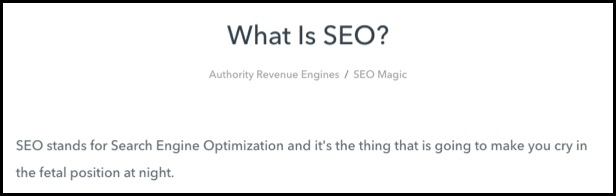 ARE_Review_SEO Authority Revenue Engines - What is SEO?