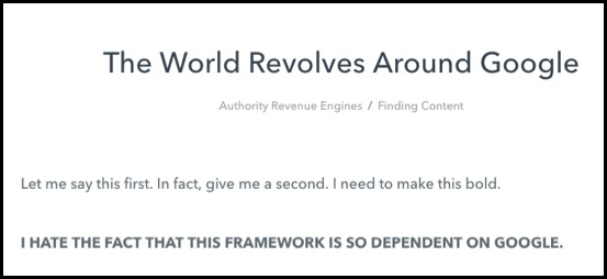ARE_review_Google The world evolves around Google.